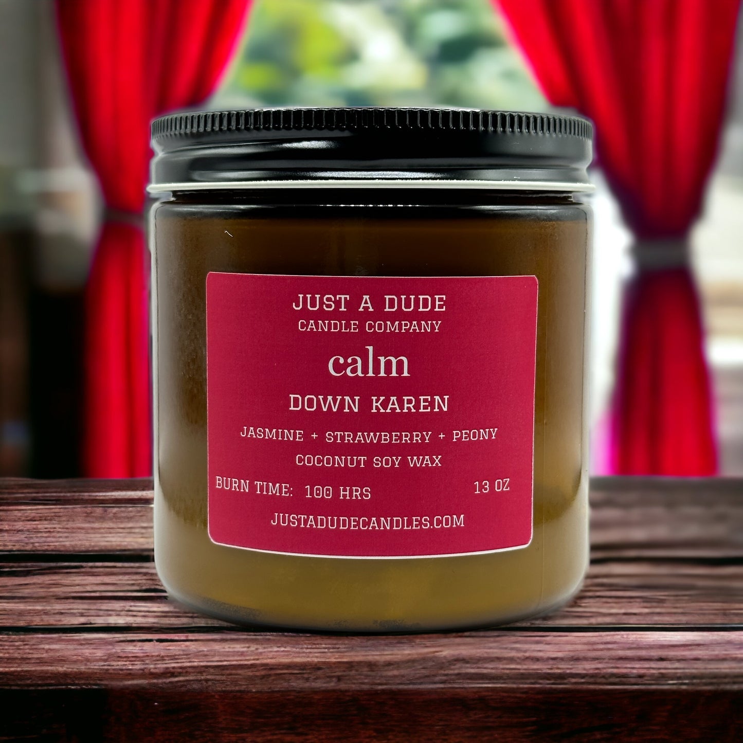 CALM DOWN KAREN (SPARKLING CHAMPANGE + FREESIA + VELVET) AMBER JAR COLLECTION