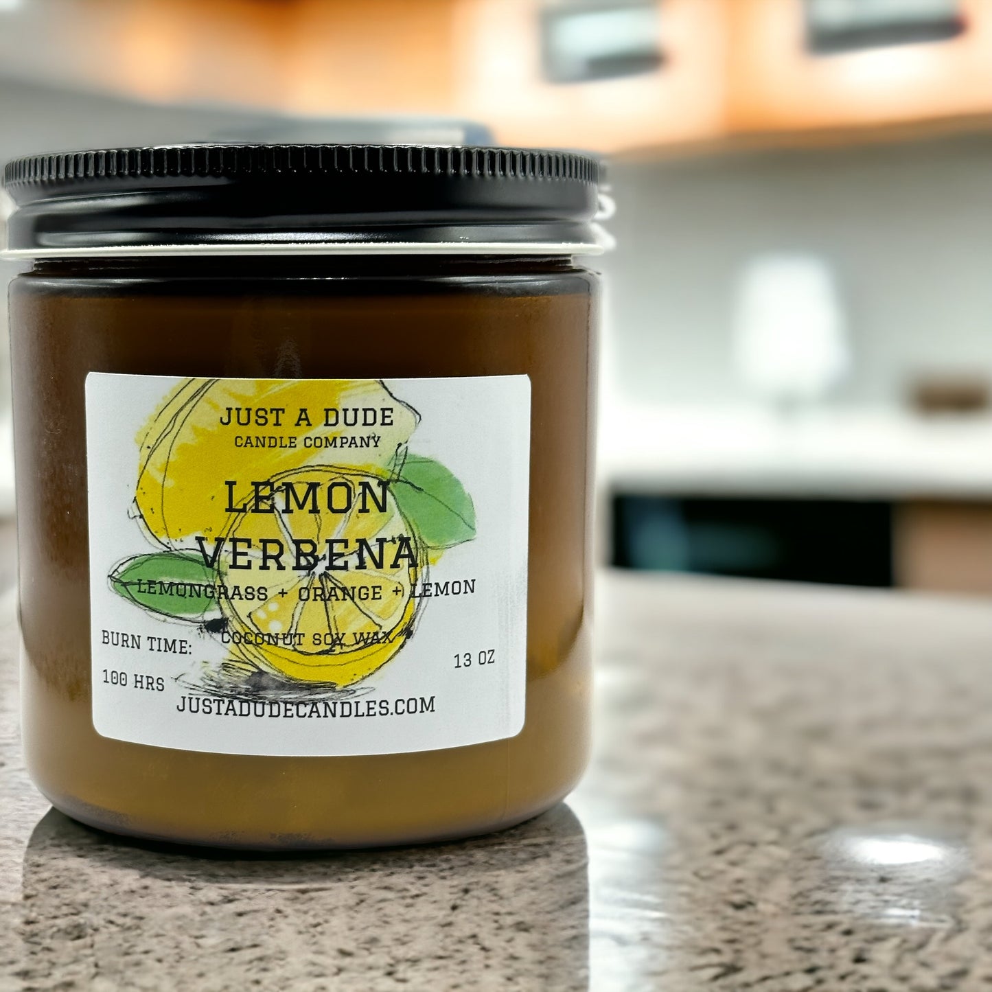 LEMON VERBENA (LEMON + LEMON GRASS) AMBER JAR COLLECTION