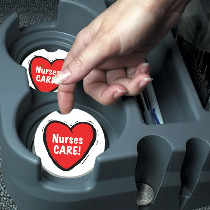 NURSES CARE Absorbent stone car coaster