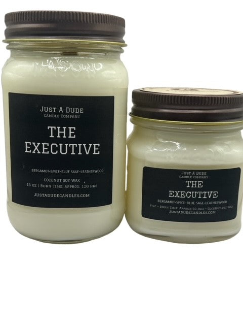 THE EXECUTIVE ( BERGAMOT + BLUE SAGE + LEATHER)