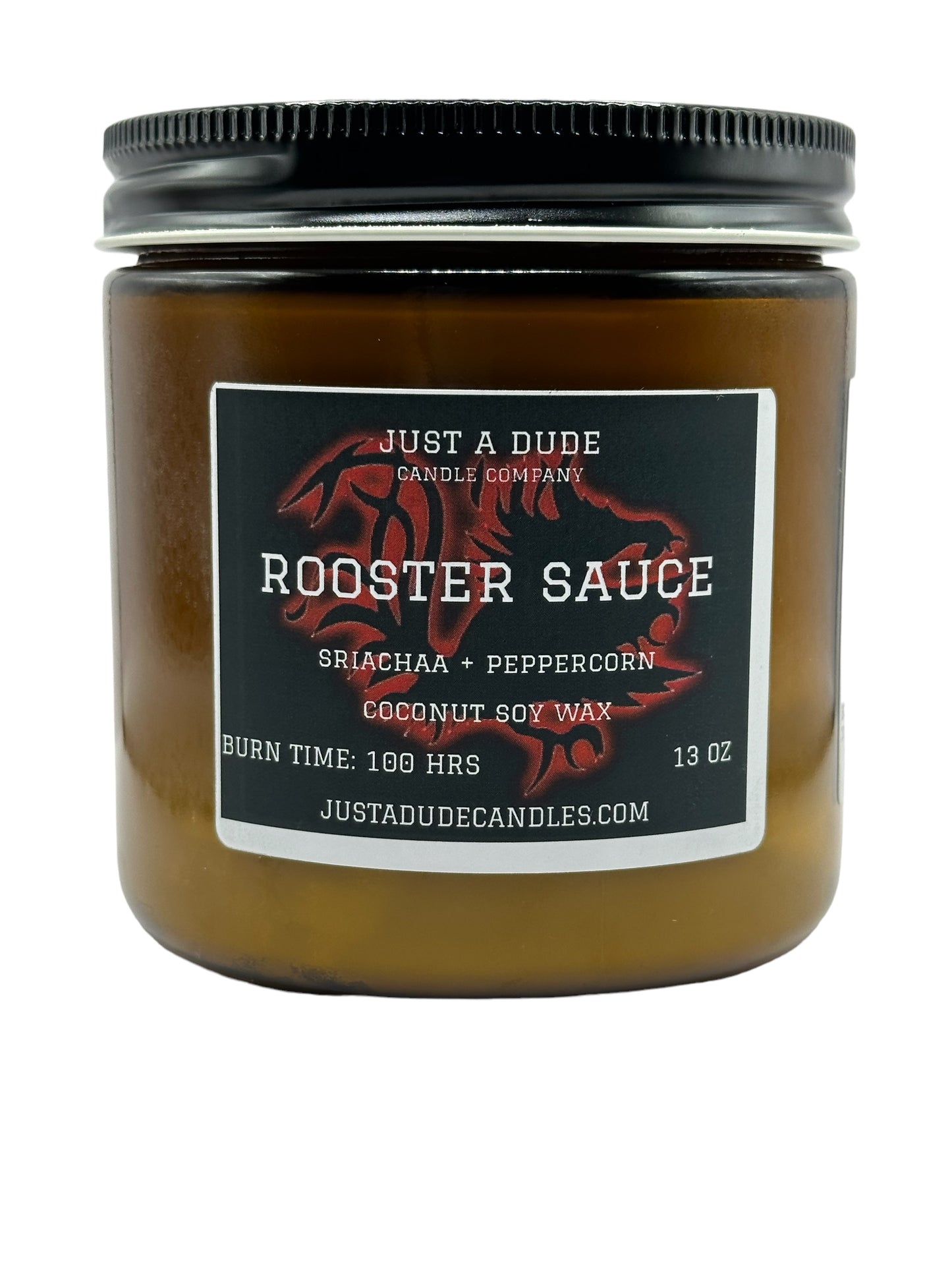 ROOSTER SAUCE (SRIACHA + PEPPERCORN) AMBER JAR COLLECTION