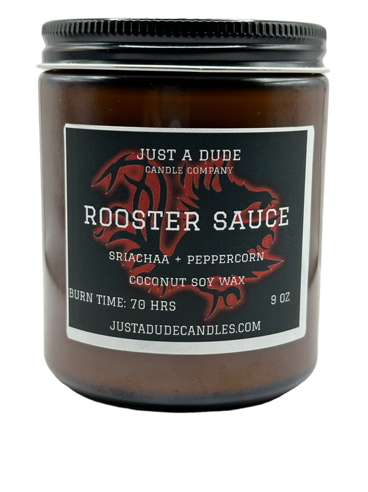ROOSTER SAUCE (SRIACHA + PEPPERCORN) AMBER JAR COLLECTION