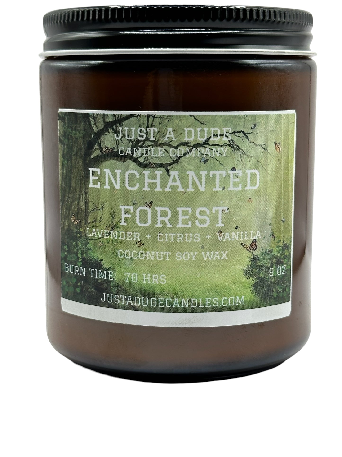 ENCHANTED FOREST (LAVENDER + CITRUS + VANILLA) AMBER JAR COLLECTION