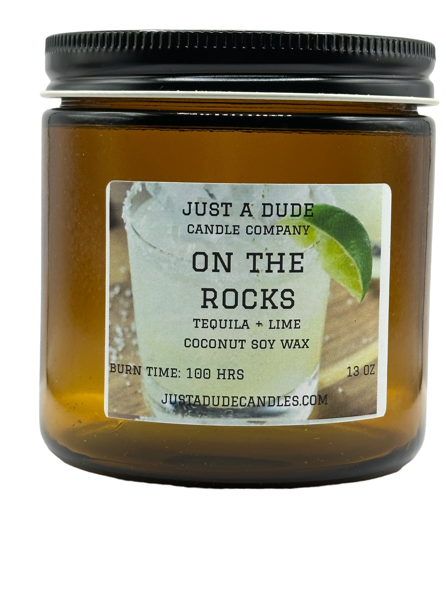 ON THE ROCKS (TEQUILA + LIME + SEA SALT) AMBER JAR COLLECTION