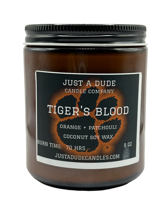 TIGER'S BLOOD (ORANGE + PATCHOULI) AMBER JAR COLLECTION