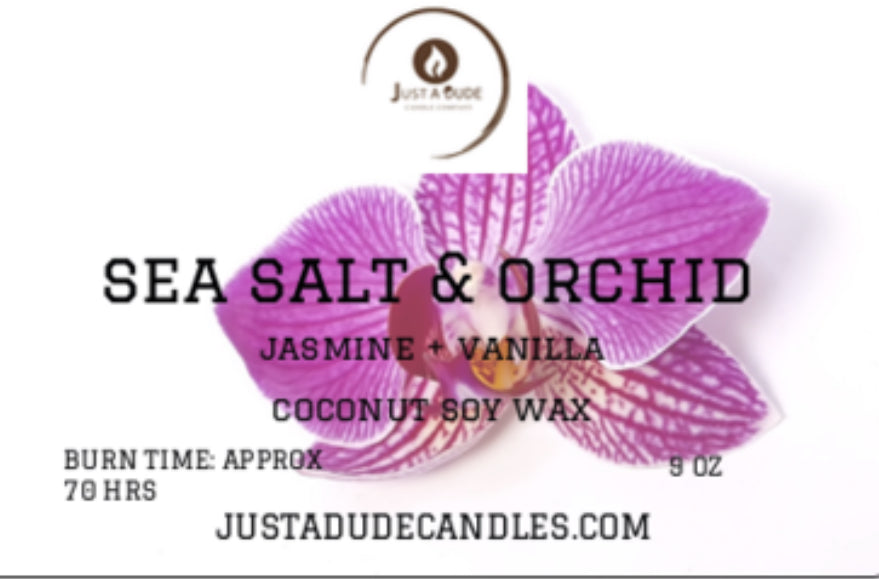 SEA SALT & ORCHID (JASMINE + VANILLA) AMBER JAR COLLECTION