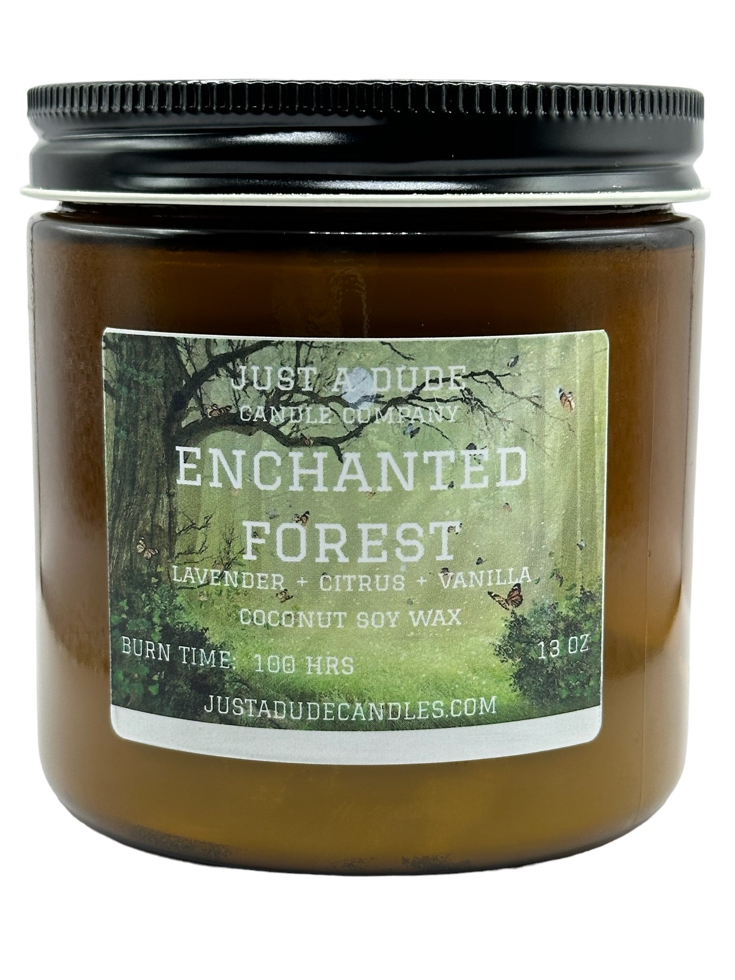 ENCHANTED FOREST (LAVENDER + CITRUS + VANILLA) AMBER JAR COLLECTION