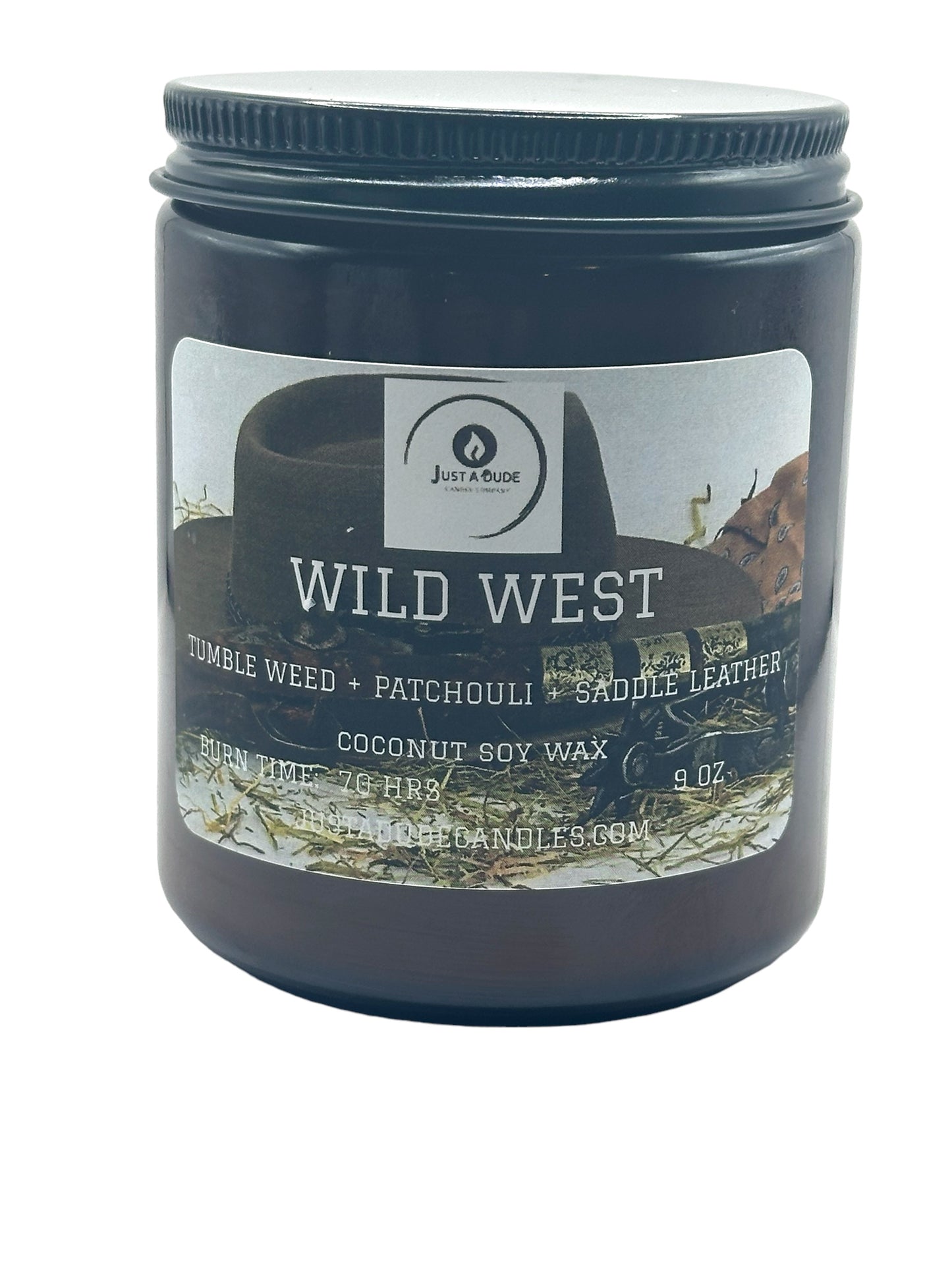 WILD WEST (TUMBLE WEED + PATCHOULI + LEATHER) AMBER JAR COLLECTION